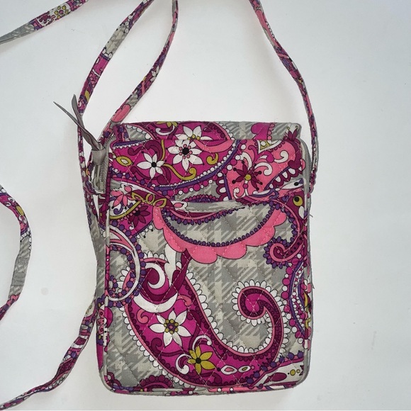 Vera Bradley Mini Hipster Crossbody in Paisley Meets Plaid - Picture 3 of 8